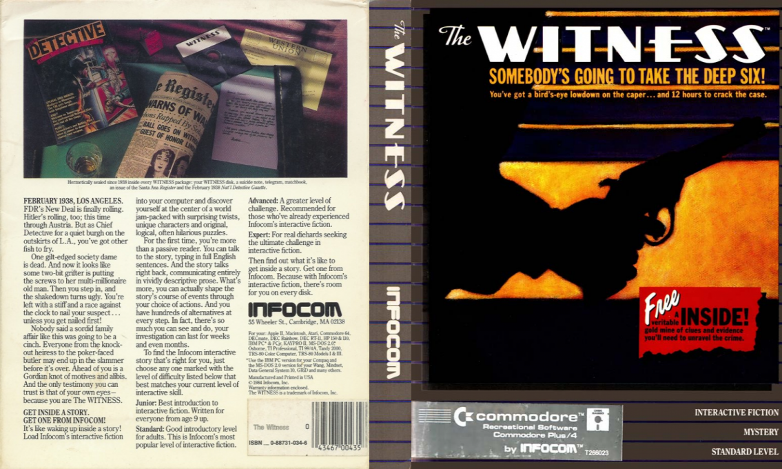 Witness, The — box-texture (US)