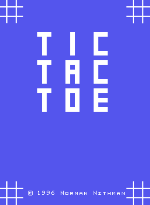 Tic Tac Toe box art