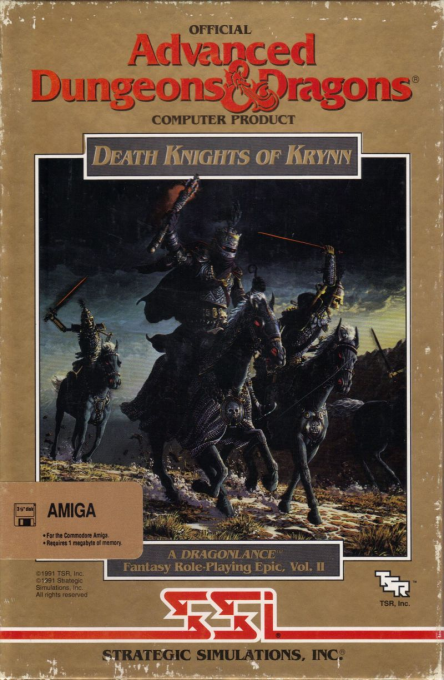 Advanced Dungeons & Dragons - Death Knights of Krynn - A DragonLance Fantasy Role-Playing Epic, Vol.II box art