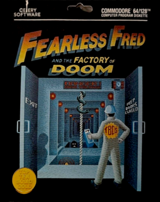 Fearless Fred and the Factory of Doom box art