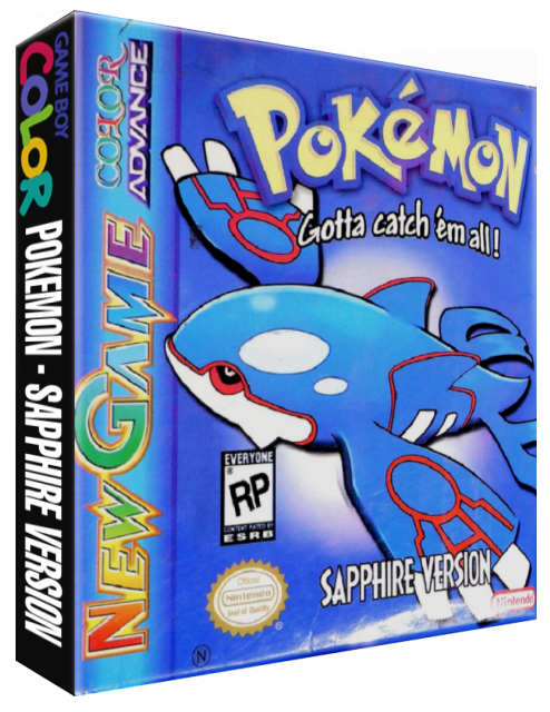 Pokemon - Sapphire Version — box-3D (US)