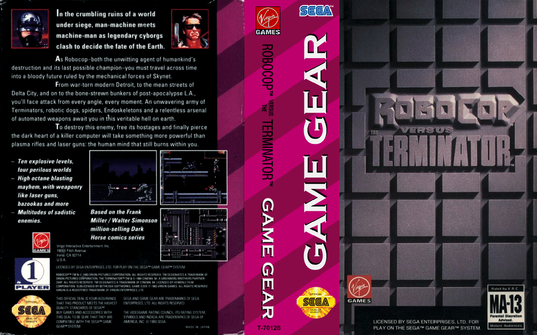 Robocop Versus The Terminator — box-texture (US)