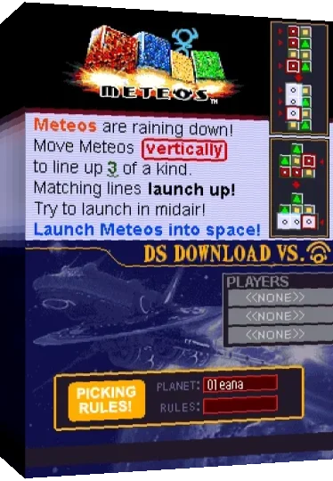 Meteos - Vs. Oleana — box-3D (EU)