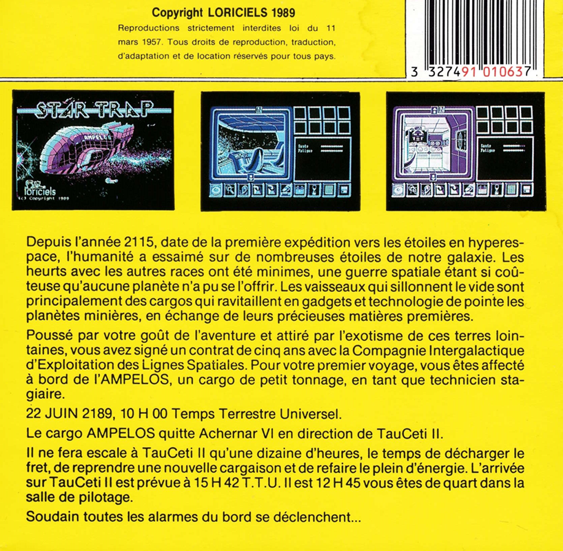 Star Trap — box-2D-back (FR)
