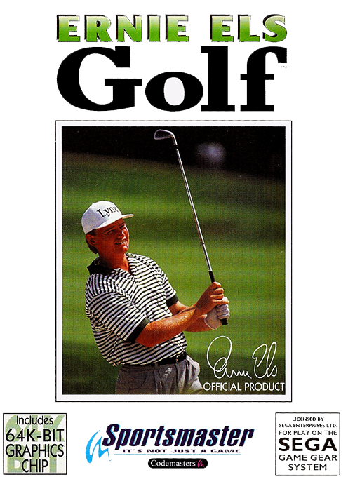 Ernie Els Golf box art