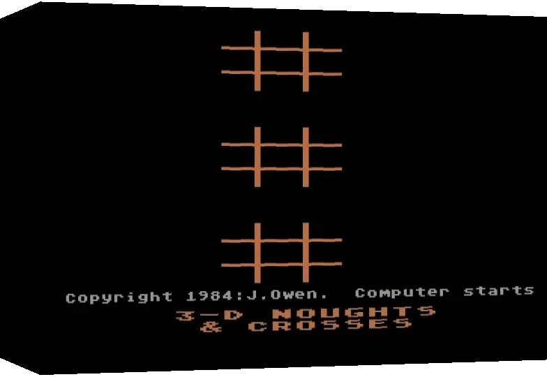 3-d Noughts And Crosses — box-3D (WOR)