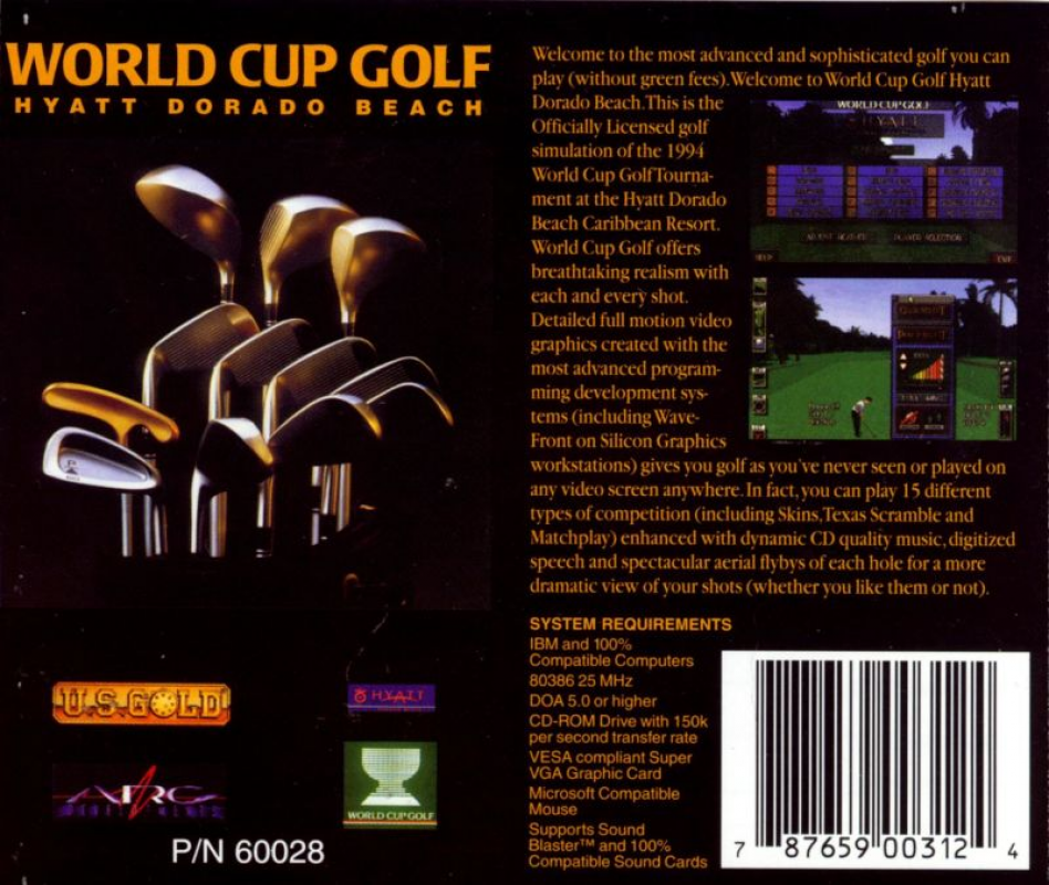 World Cup Golf - Hyatt Dorado Beach — box-2D-back (CUS)