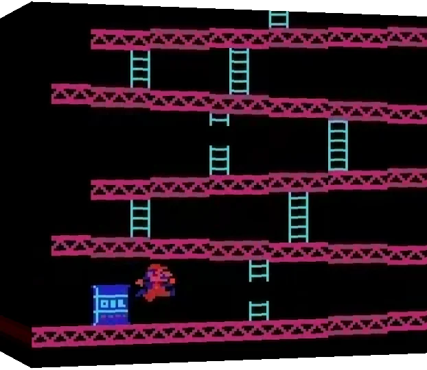 Nes Conversion - Donkey Kong — box-3D (WOR)