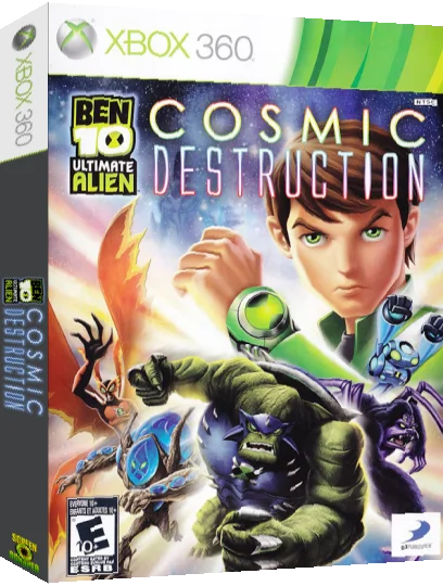 Ben 10 - Ultimate Alien - Cosmic Destruction — box-3D (US)