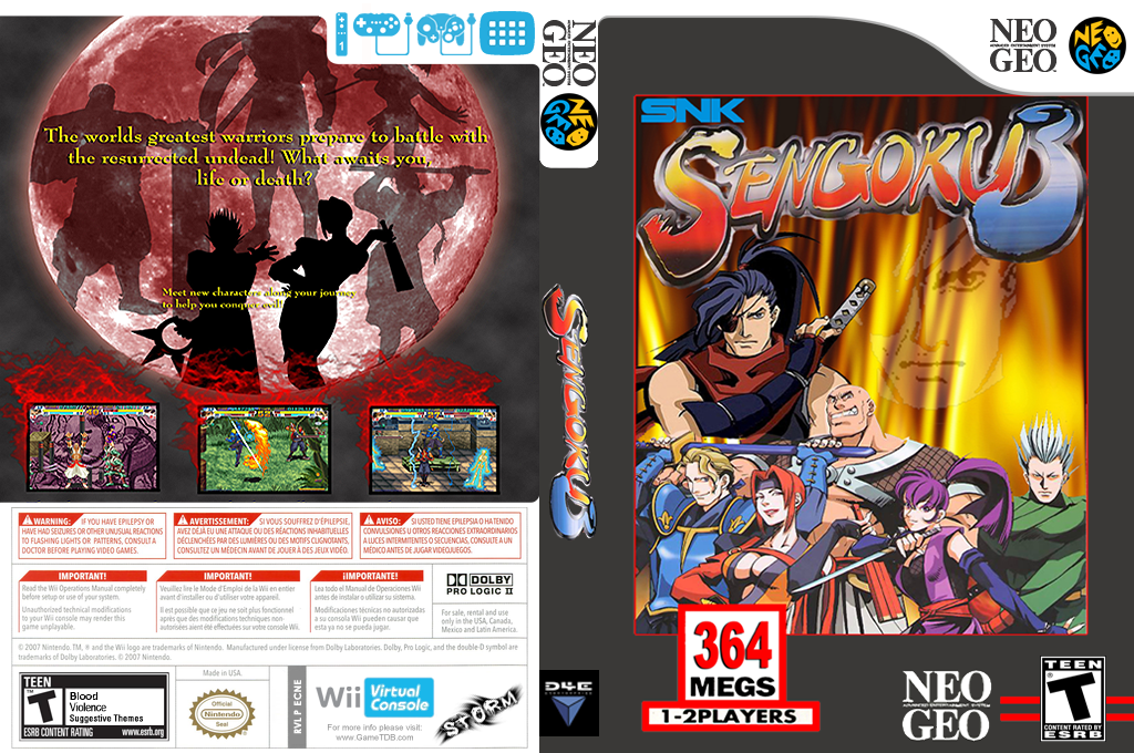 Sengoku 3 — box-texture (US)