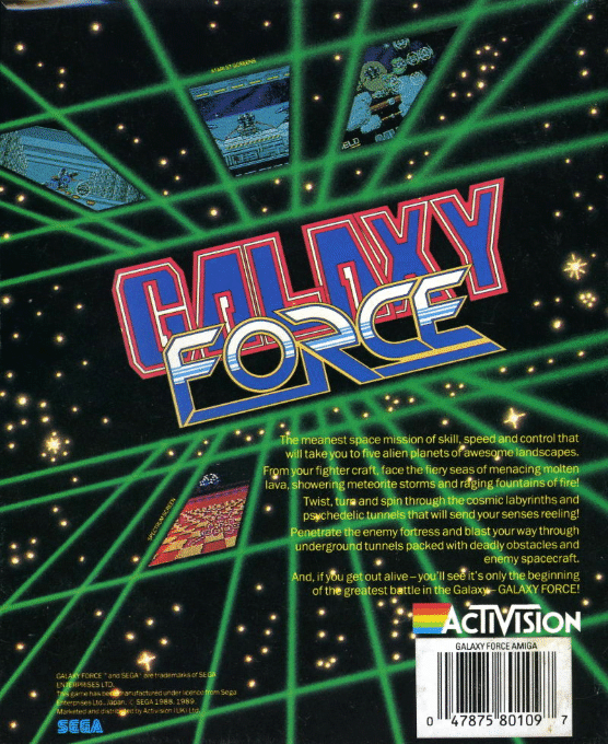 Galaxy Force II — box-2D-back (EU)