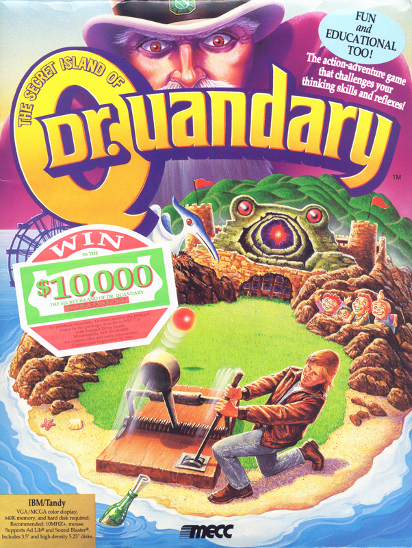 Secret Island Of Dr. Quandary, The box art