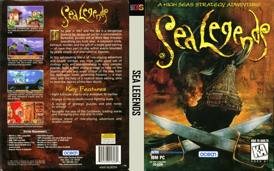 Sea Legends — box-texture (US)