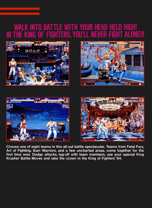 The King of Fighters '94 — box-2D-back (WOR)