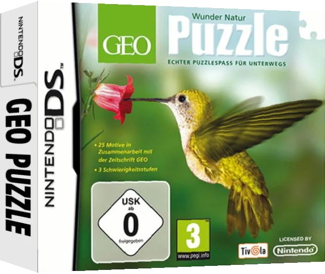 GEO Puzzle - Wunder Natur - Echter Puzzlespass fuer Unterwegs — box-3D (DE)