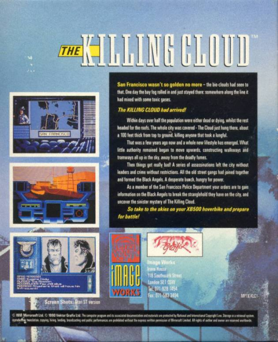 Killing Cloud, The — box-2D-back (EU)