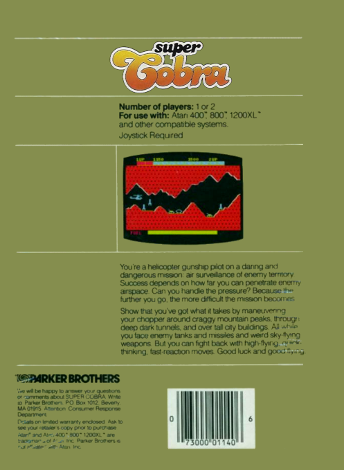 Super Cobra — box-2D-back (US)