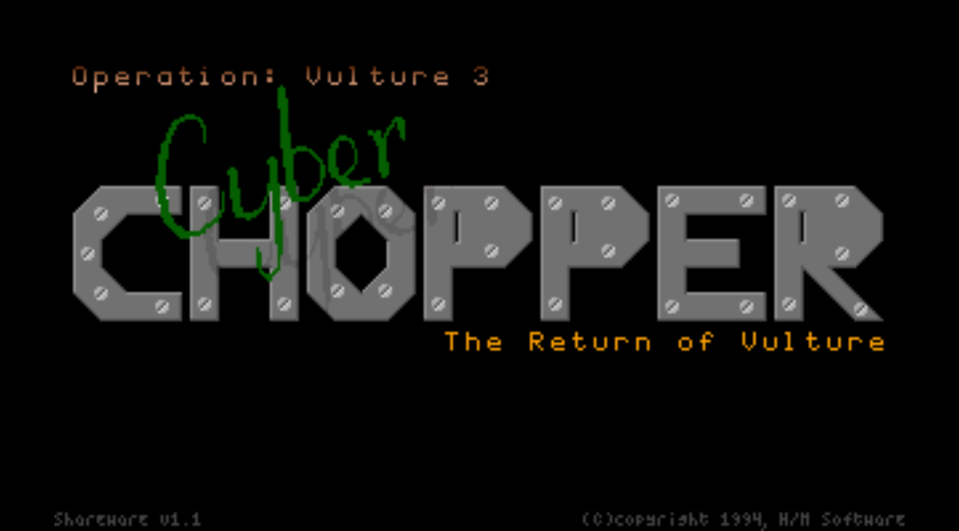 Operation Vulture III : Cyber Chopper box art
