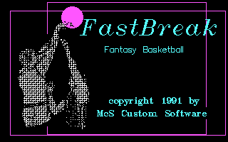 FastBreak Fantasy Basketball box art
