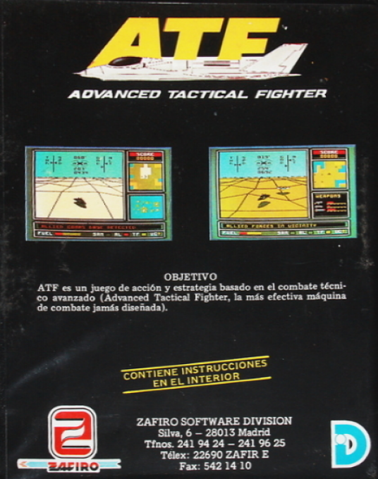 ATF - Advanced Tactical Fighter — box-2D-back (EU)