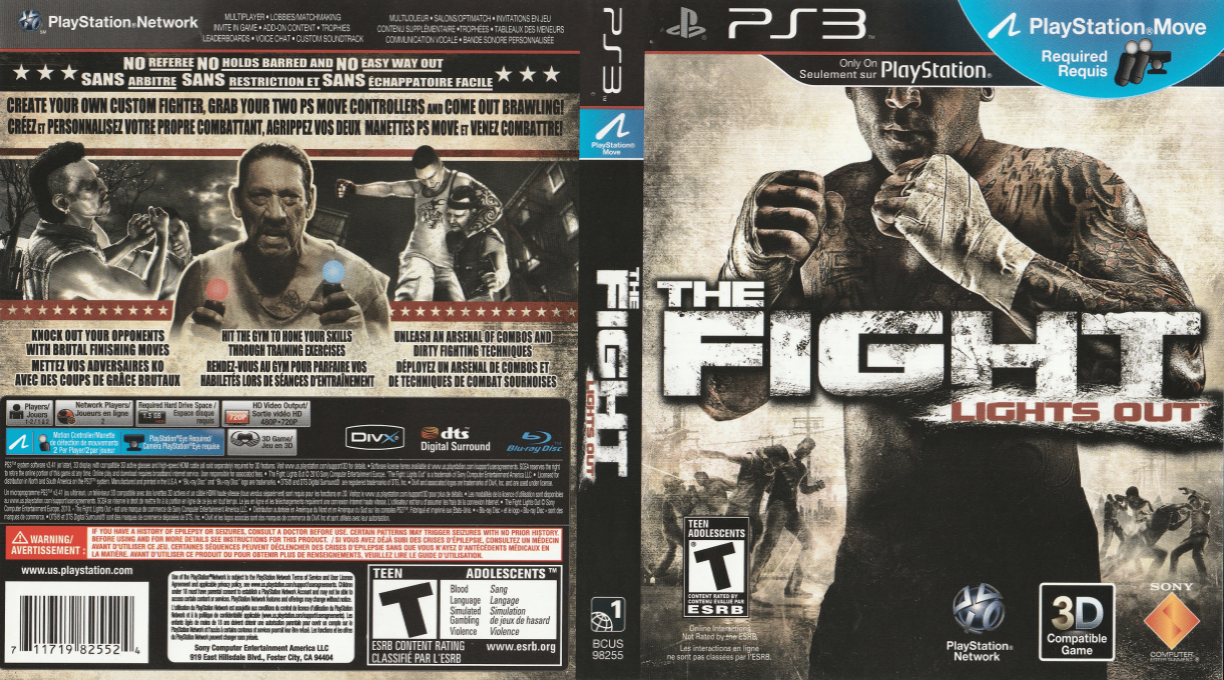 Fight, The - Lights Out — box-texture (US)