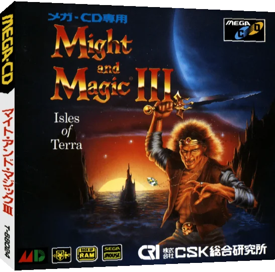 Might and Magic III - Isles of Terra — box-3D (JP)