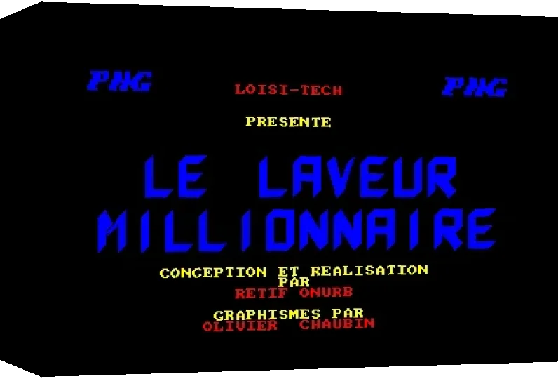 Laveur Millionnaire, Le — box-3D (WOR)