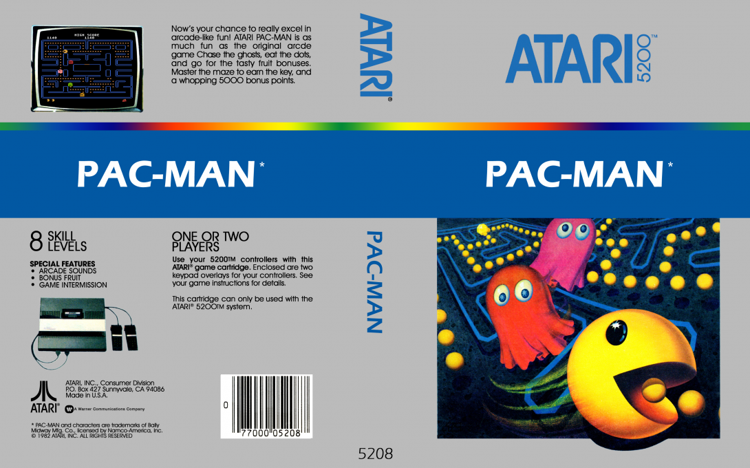 Pac-Man — box-texture (US)