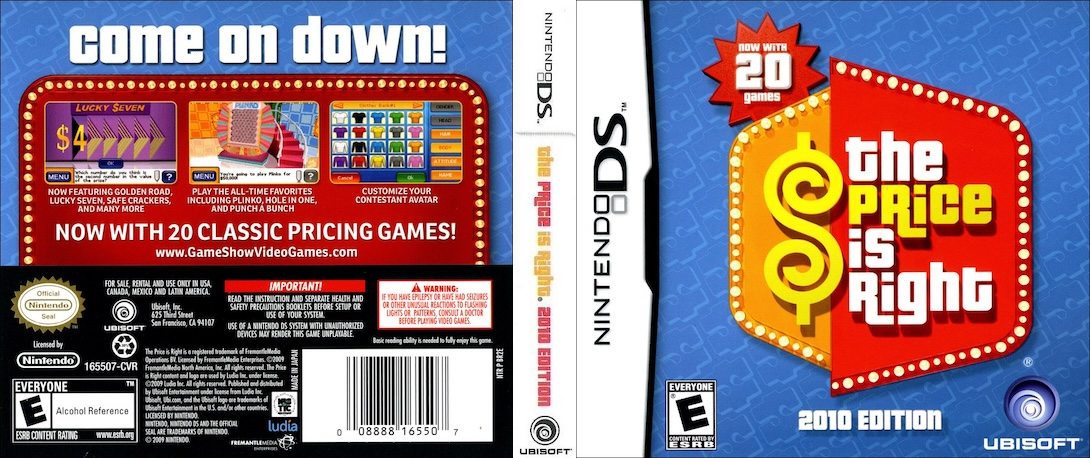 Price Is Right, The - 2010 Edition — box-texture (US)
