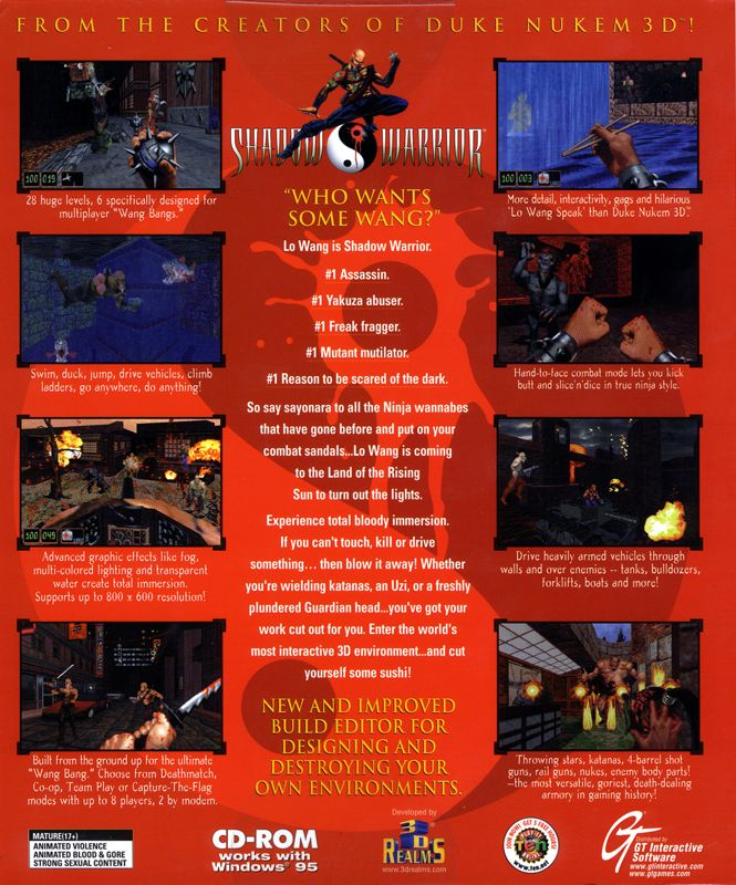 Shadow Warrior — box-2D-back (US)