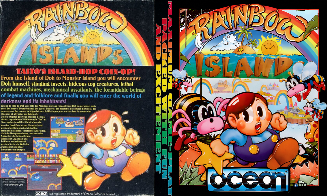 Rainbow Islands — box-texture (EU)