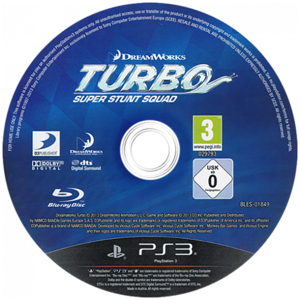 Turbo - Equipe De Cascadeurs — support-2D (EU)