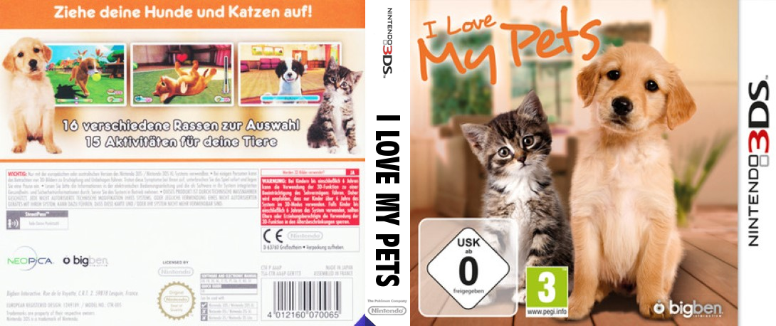 I Love My Pets — box-texture (DE)