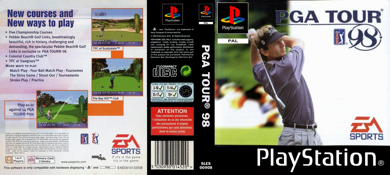 Pga Tour 98 — box-texture (EU)