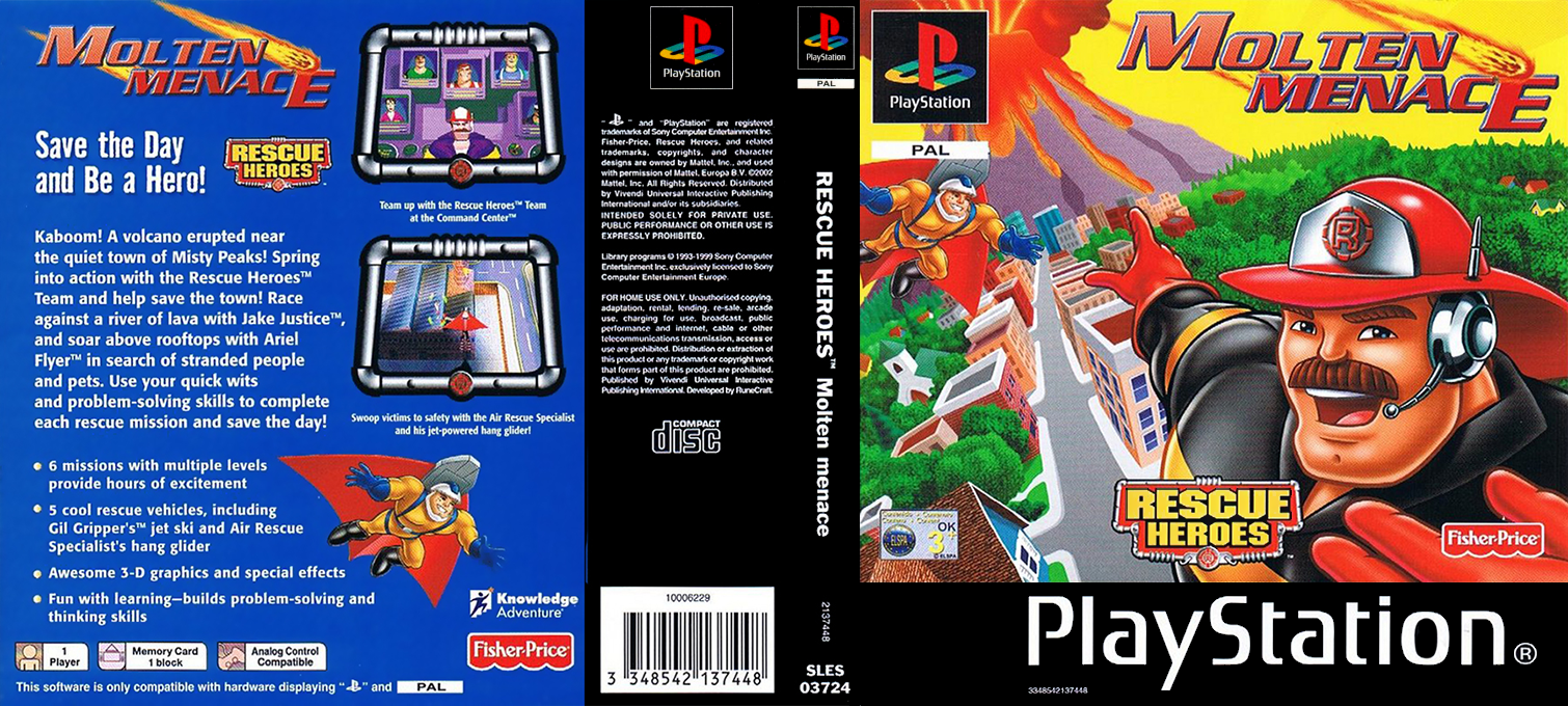 Rescue Heroes - Molten Menace — box-texture (EU)