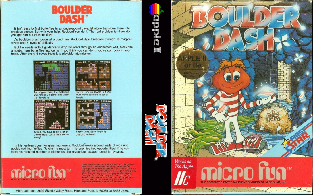Boulder Dash — box-texture (US)