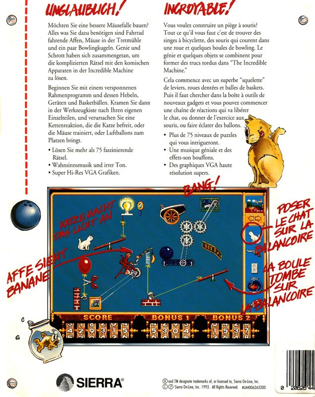 Incredible Machine, The — box-2D-back (EU)