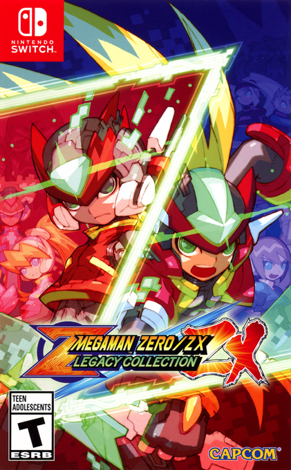 Mega Man Zero-ZX Legacy Collection — box-2D (CA)