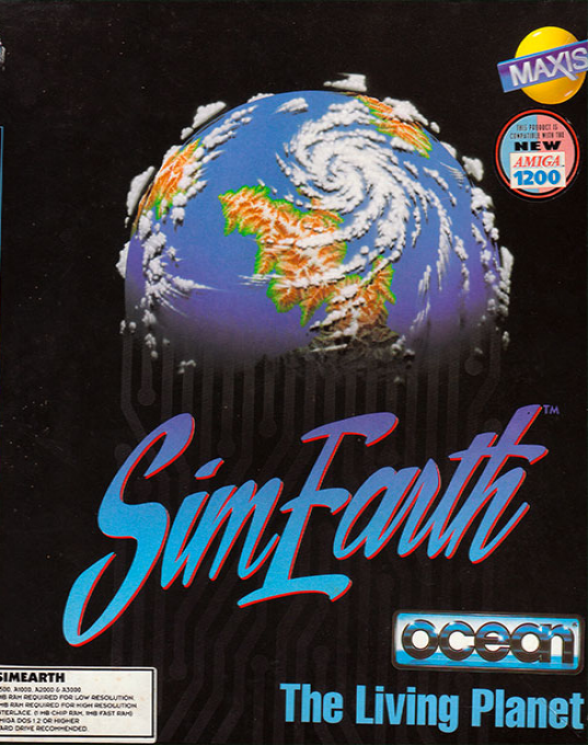 SimEarth - The Living Planet — box-2D (FR)