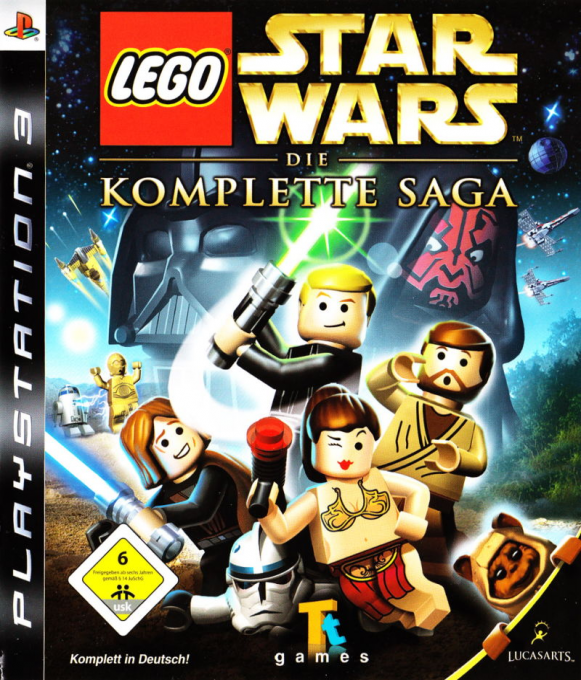 LEGO Star Wars - The Complete Saga — box-2D (DE)