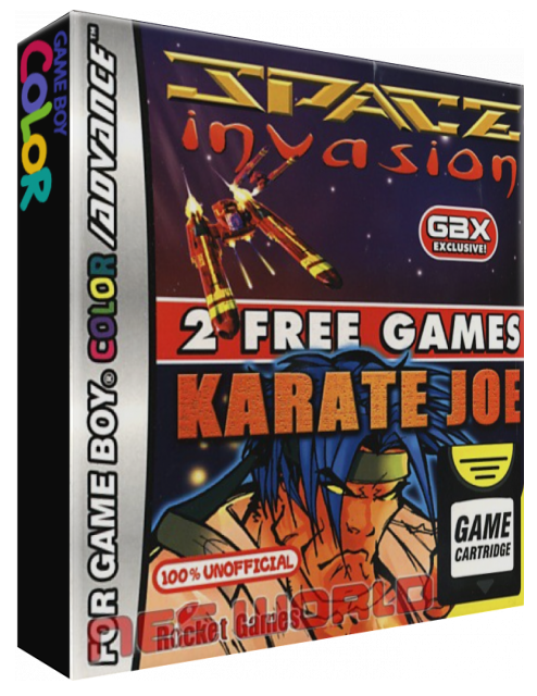 Space Invasion & Karate Joe — box-3D (EU)