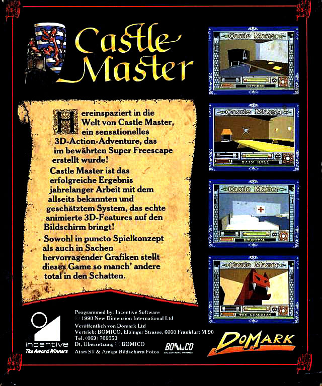 Castle Master — box-2D-back (EU)
