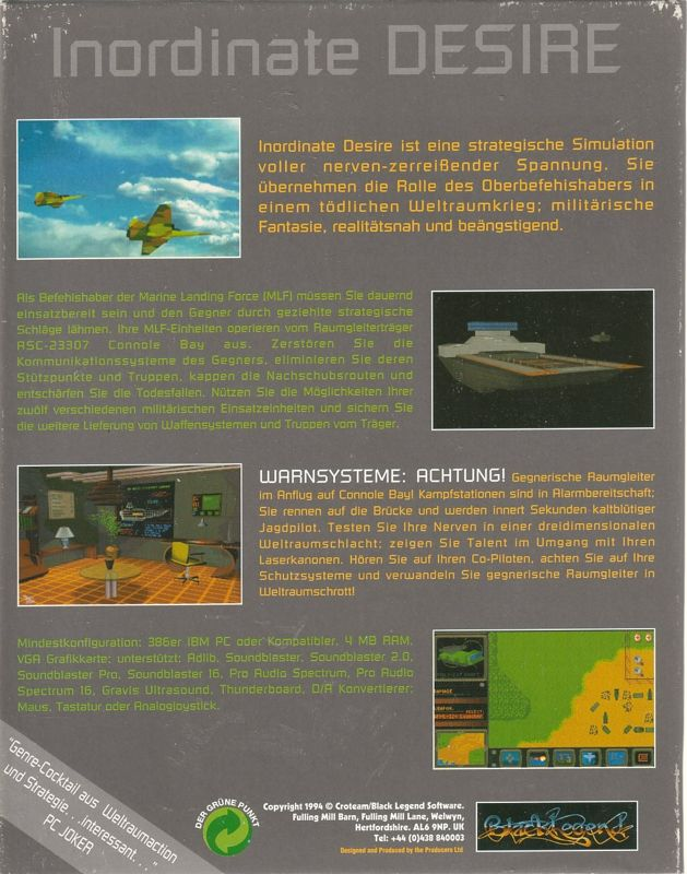 Inordinate Desire — box-2D-back (DE)
