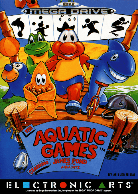 Aquatic Games Starring James Pond And The Aquabats The — box-2D (EU)