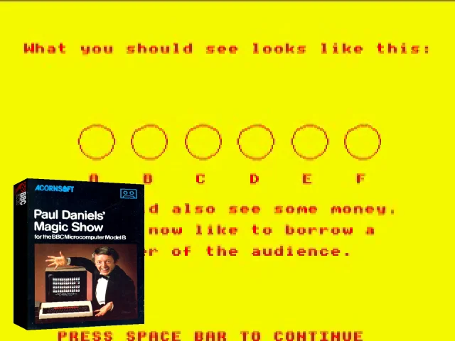 Paul Daniels' Magic Show — mixrbv2 (EU)