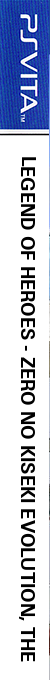 Legend of Heroes, The - Zero no Kiseki Evolution — box-2D-side (JP)