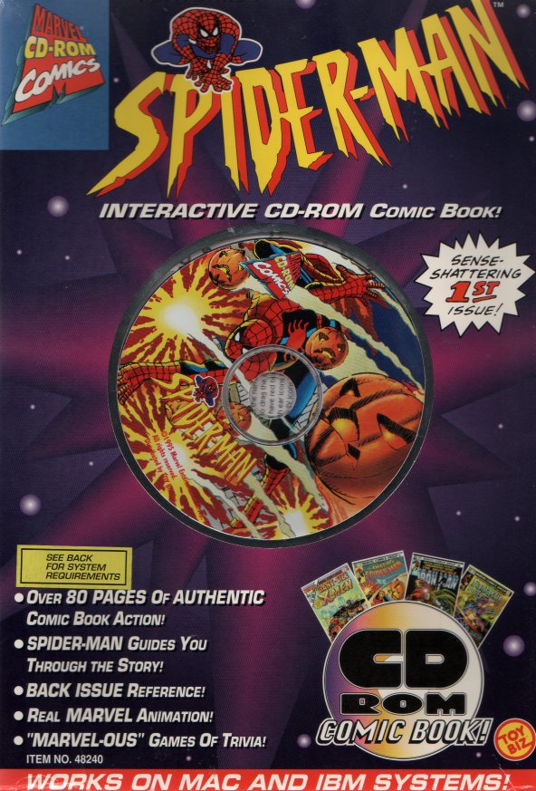 Spider-Man: Interactive CD-ROM Comic Book! box art