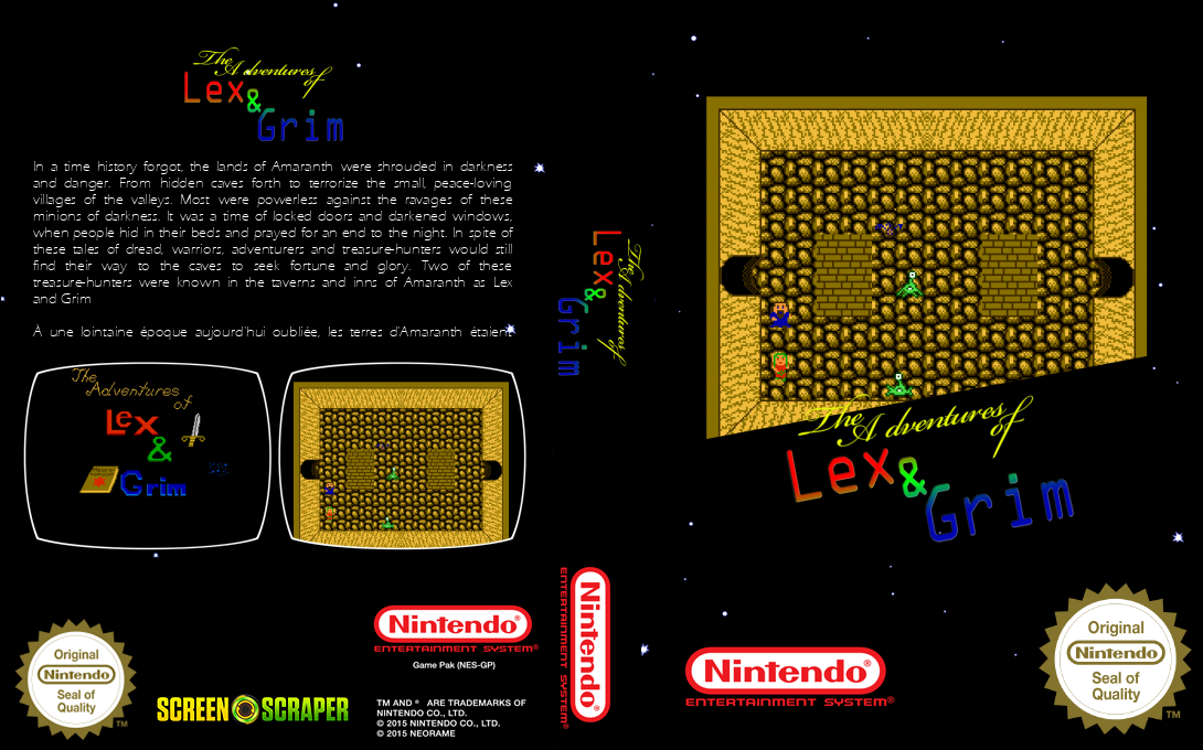 Adventures of Lex and Grim, The — box-texture (SS)