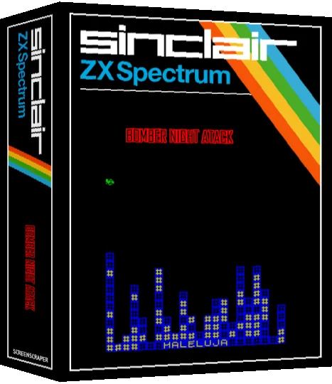 Bomber Night Atack — box-3D (SS)