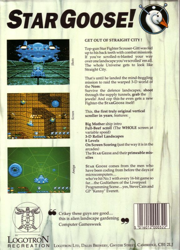 Star Goose! — box-2D-back (EU)